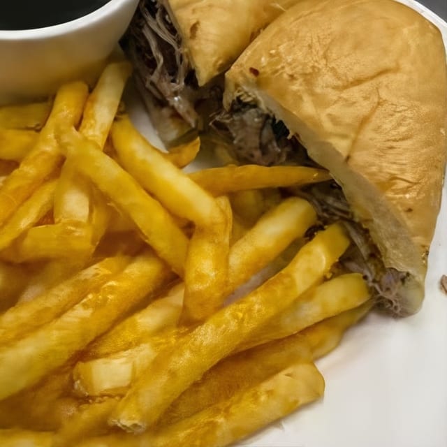 French Dip Sandwich.